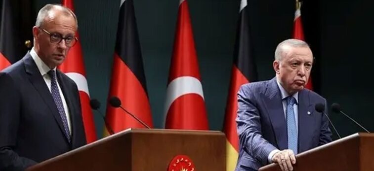  ‘ഇസ്രയേല്‍ ഗസ്സയില്‍ നടത്തിയ ആക്രമണങ്ങള്‍ ജര്‍മനി കണ്ടില്ലേ?’; ചാന്‍സലറെ ചോദ്യംചെയ്ത് ഉര്‍ദുഗാന്‍