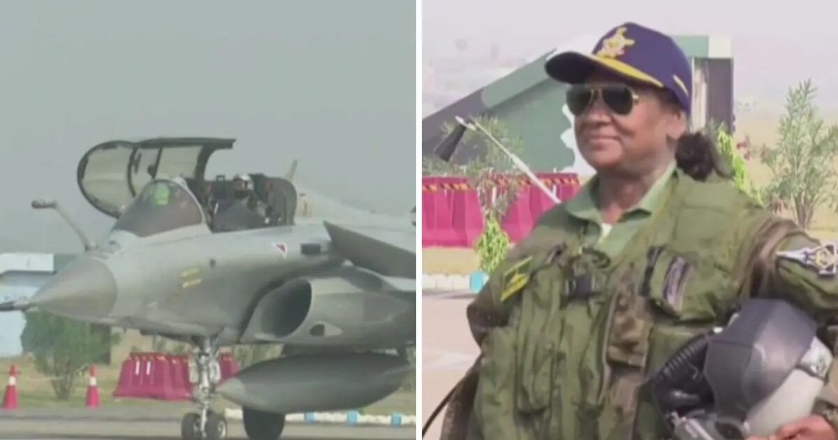  റാഫേലിൽ പറന്ന് ചരിത്രം കുറിച്ച് ദ്രൗപദി മുർമു; ആദ്യ വനിതാ രാഷ്ട്രപതി