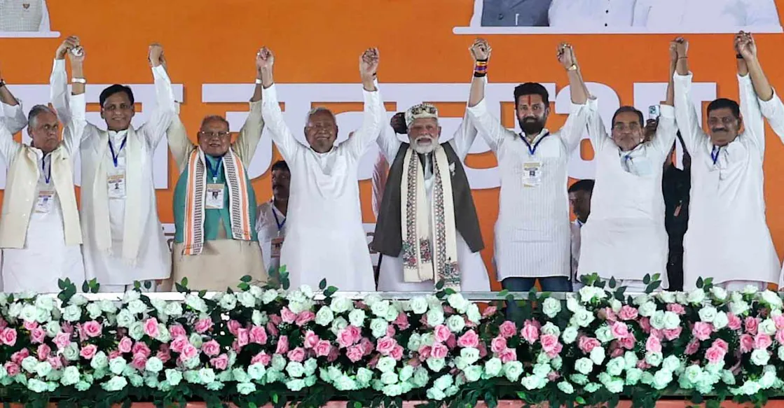 Modi-Nitish magic 200 in Bihar and NDA's historic victory; 37 and the great coalition
