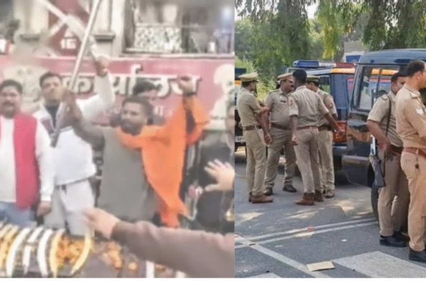  പരസ്യമായി വാളുകള്‍ വിതരണം ചെയ്തു;  ഗാസിയാബാദില്‍ ഹിന്ദു രക്ഷാദള്‍ പ്രവര്‍ത്തകര്‍ അറസ്റ്റിൽ