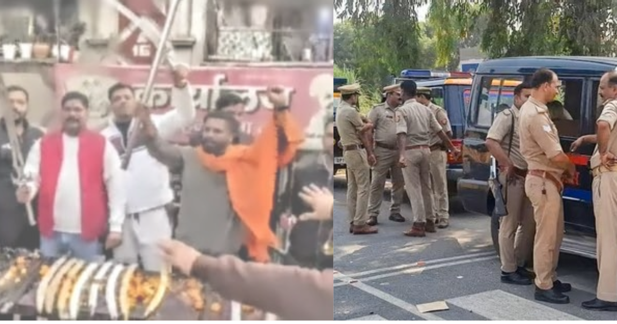  പരസ്യമായി വാളുകള്‍ വിതരണം ചെയ്തു;  ഗാസിയാബാദില്‍ ഹിന്ദു രക്ഷാദള്‍ പ്രവര്‍ത്തകര്‍ അറസ്റ്റിൽ