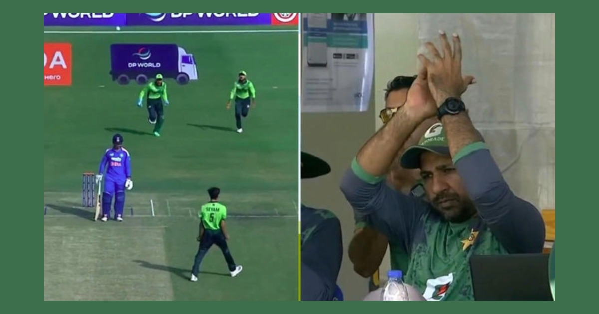  ഇങ്ങനെപേടിച്ചാലോ! വൈഭവിന്‍റെ വിക്കറ്റില്‍ തുള്ളിച്ചാടി പാക് ആഘോഷം