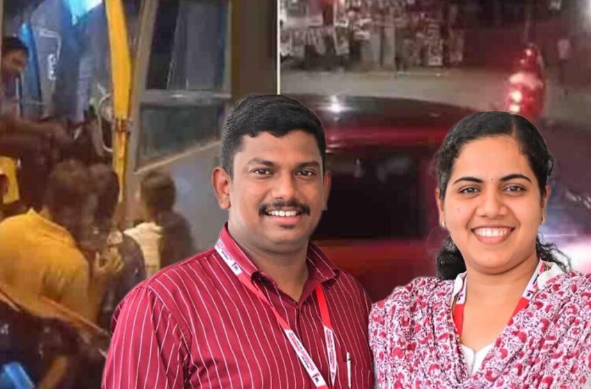  കെഎസ്ആർടിസി ഡ്രൈവറെ തടഞ്ഞ കേസ്; ആര്യാ രാജേന്ദ്രനെയും സച്ചിൻ ദേവിനെയും പ്രതിപ്പട്ടികയിൽനിന്ന് ഒഴിവാക്കി