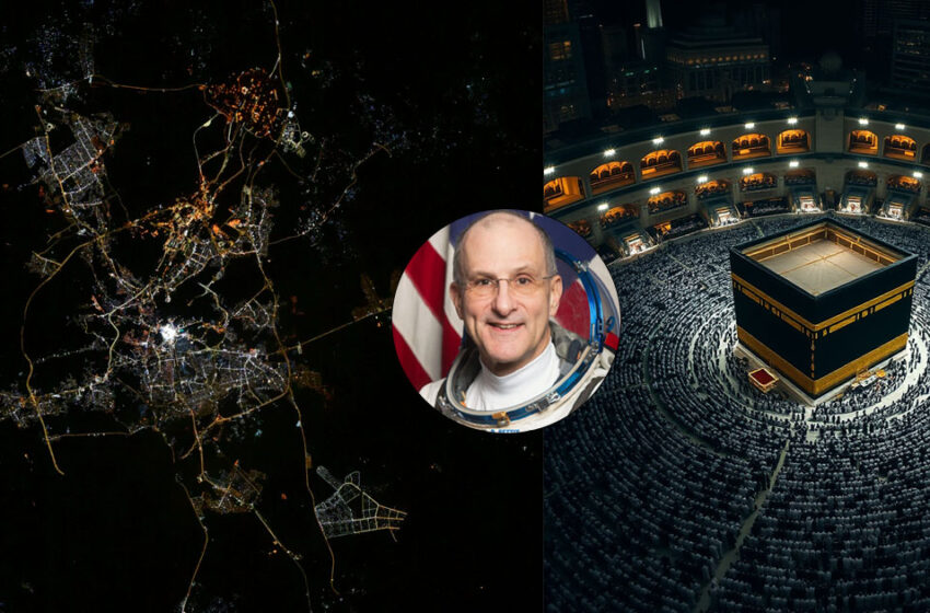  ഭൂമിയില്‍ തിളങ്ങും നക്ഷത്രം പോലെ വിശുദ്ധ ‘കഅ്ബ’; ബഹിരാകാശത്തുനിന്നുള്ള മക്കയുടെ വിസ്മയ ദൃശ്യം പുറത്തുവിട്ട് ‘നാസ’ പര്യവേക്ഷകന്‍