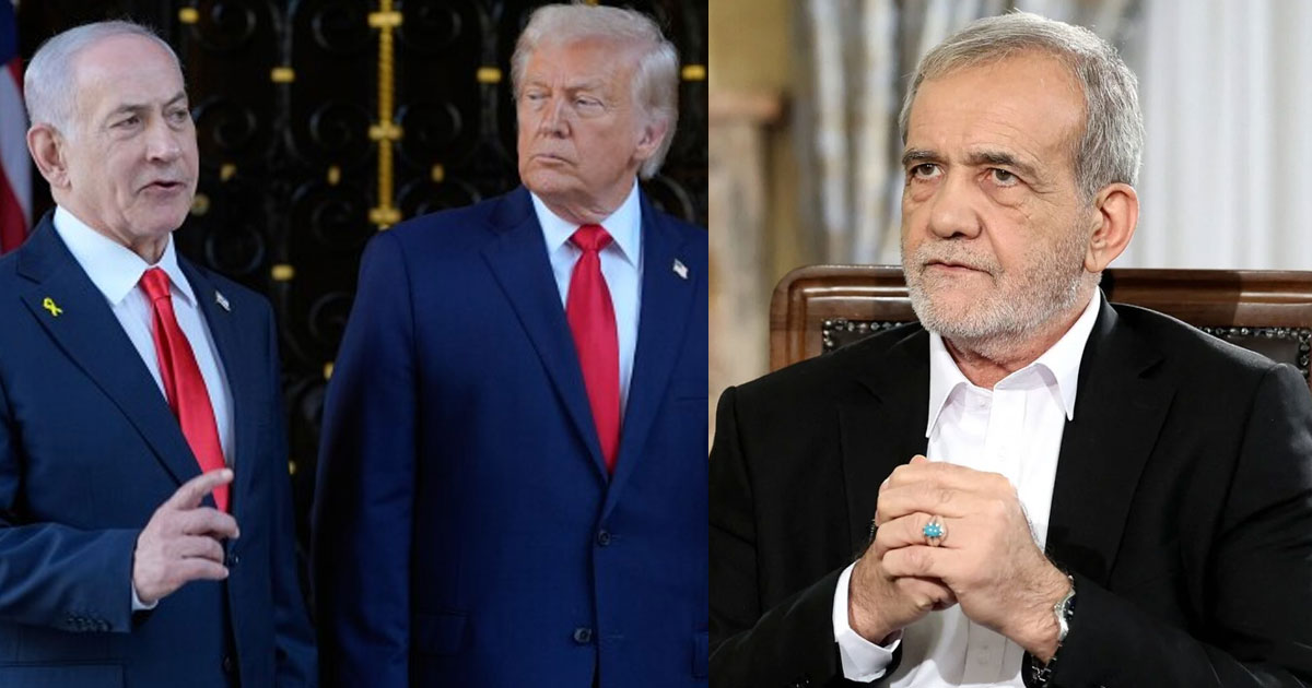 'തിരിച്ചടി കഠിനമായിരിക്കും; അക്രമി ഖേദിക്കേണ്ടിവരും'-ട്രംപിനും നെതന്യാഹുവിനും ഇറാന്‍ പ്രസിഡന്റിന്റെ മുന്നറിയിപ്പ് | 'Retaliation Will Be Harsh, Aggressor Will Regret': Iran President Warns Trump and Netanyahu