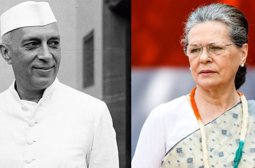  നെഹ്റുവിനെ വില്ലനാക്കി ചരിത്രം തിരുത്താന്‍ വിദ്വേഷ രാഷ്ട്രീയക്കാരുടെ പ്രത്യേക പദ്ധതി; ഗാന്ധിഘാതകരെ മഹത്വവല്‍ക്കരിക്കുന്നവര്‍- സോണിയ ഗാന്ധി