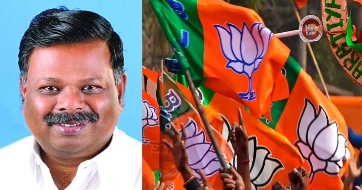 From left to saffron? Former CPM MLA S. sought votes for BJP. Rajendran
