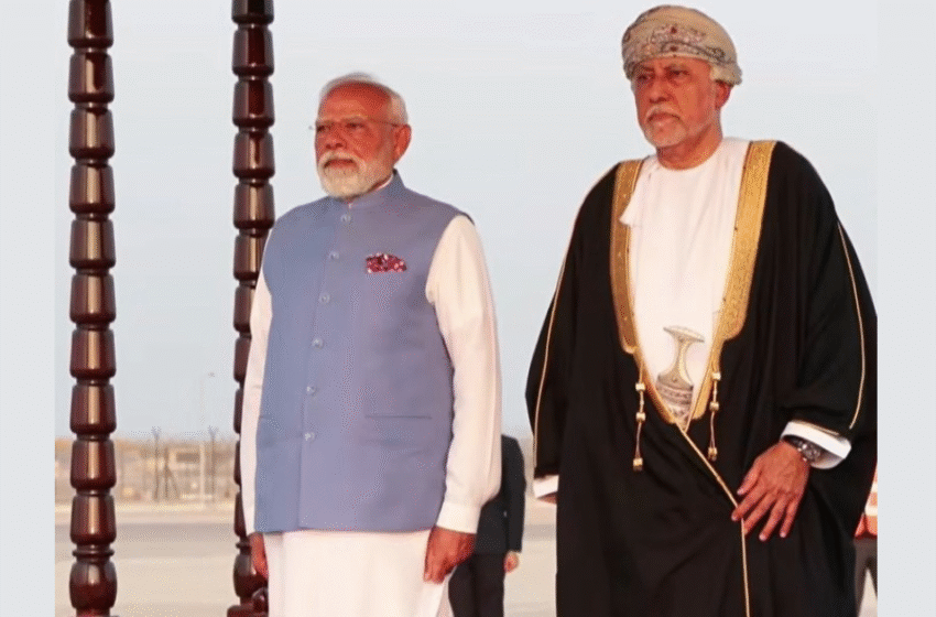  പ്രധാനമന്ത്രിക്ക് ഒമാനിൽ രാജകീയ വരവേൽപ്പ്