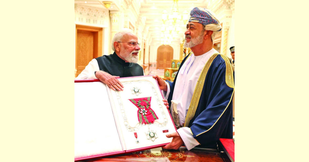 Ethiopia is followed by 'Order of Oman'; Modi received 29 international honors in 11 years
