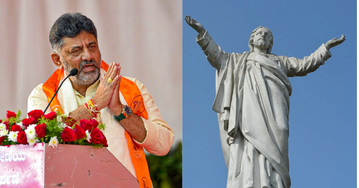 DK Sivakumar says BJP has done everything against the statue of Christ in Karnataka in accordance with the rules