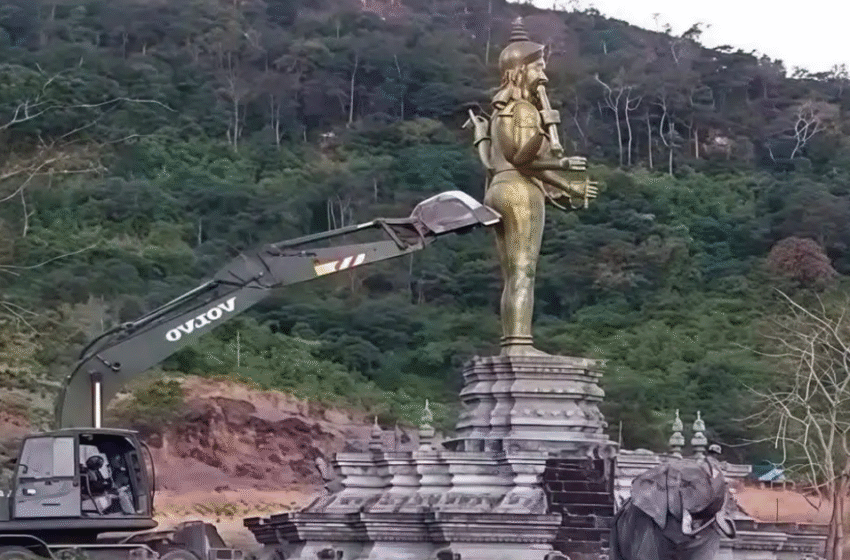  ‘വിഷ്ണു പ്രതിമ നിര്‍മിച്ചത് തര്‍ക്കപ്രദേശത്ത്; തകർത്തത് സുരക്ഷാ മുൻകരുതല്‍ മാത്രം’-വിശദീകരണവുമായി തായ്‌ലൻഡ്