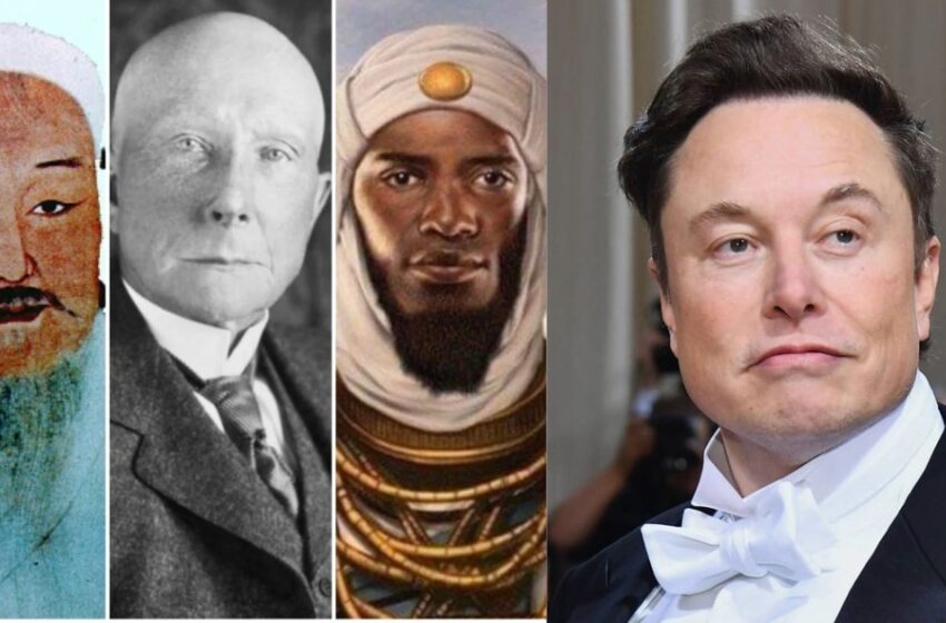  മസ്‌കിനും ബെസോസിനും മുകളിൽ പണക്കാർ; ചരിത്രത്തിലെ മഹാസമ്പന്നർ ഇവരാണ്!