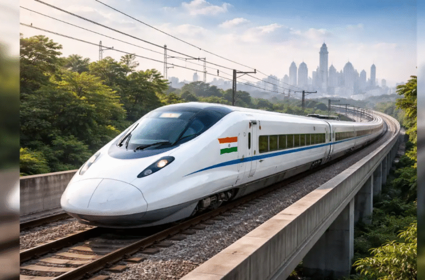  ഇന്ത്യ ഇനി കുതി കുതിക്കും: ആദ്യ ബുള്ളറ്റ് ട്രെയിൻ 2027 ഓഗസ്റ്റ് 15ന് ഓടിത്തുടങ്ങും