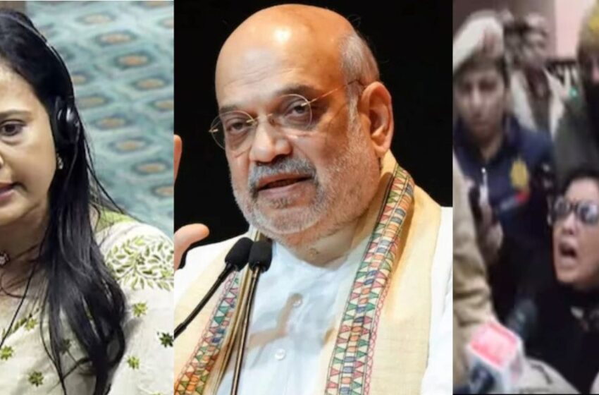  ഡല്‍ഹിയില്‍ തെരുവുയുദ്ധം;               അമിത് ഷായുടെ ഓഫീസിലേക്ക് മാര്‍ച്ച് നടത്തി തൃണമൂല്‍ എംപിമാര്‍, മഹുവയെ വലിച്ചിഴച്ച് പോലീസ്‌