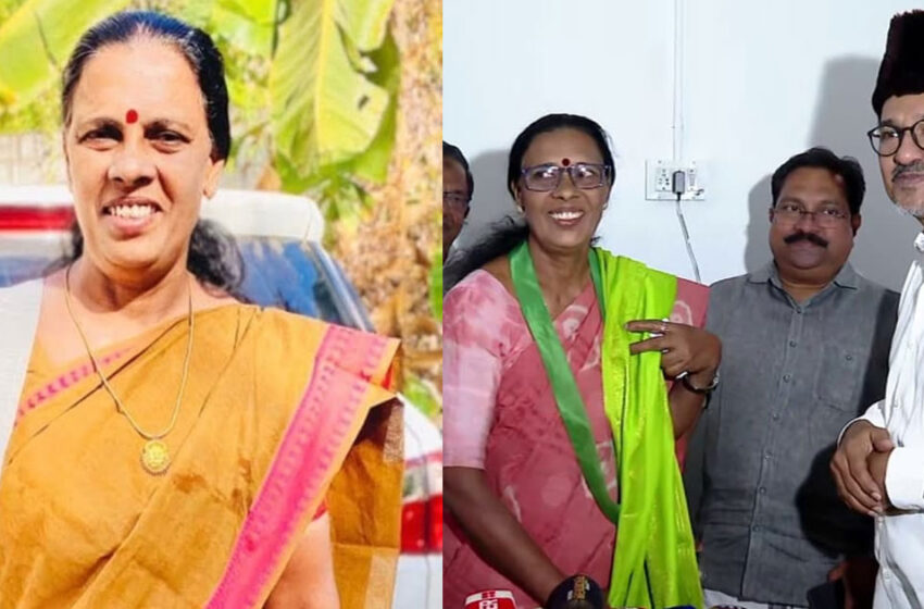  കൊല്ലത്ത് ലീഗിന്റെ വിസ്മയം; മുതിർന്ന സിപിഎം നേതാവ് സുജ ചന്ദ്രബാബു മുസ്‌ലിം ലീഗിൽ ചേർന്നു