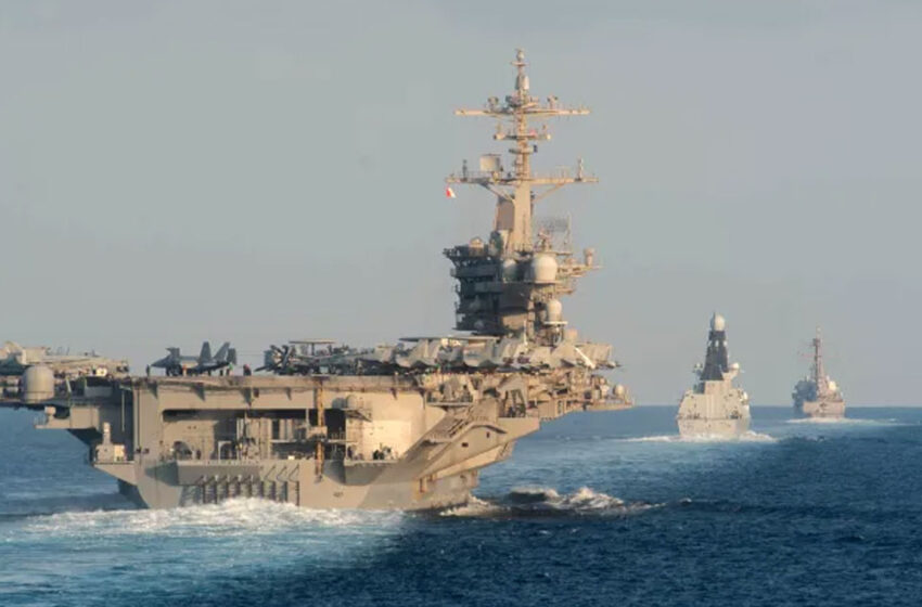  ഇറാൻ തീരത്തേക്ക് വൻ യുദ്ധക്കപ്പൽ പടയെ അയച്ച് യുഎസ്; ‘ബ്യൂട്ടിഫുൾ അർമാഡ’ വരുന്നുവെന്ന് ട്രംപ്