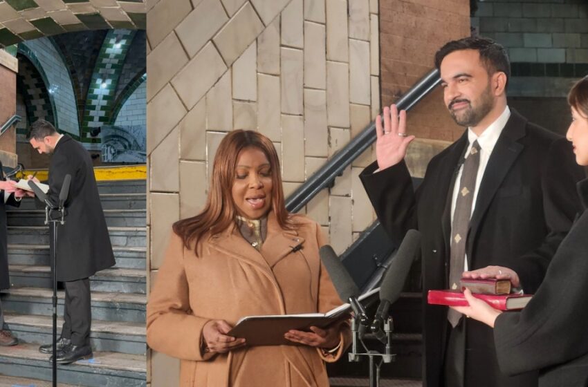  ന്യൂയോർക്കിൽ പുതുയുഗപ്പുലരി: ഖുർആനിൽ തൊട്ട് സത്യപ്രതിജ്ഞ ചെയ്‌ത്‌ അധികാരമേറ്റ് മംദാനി