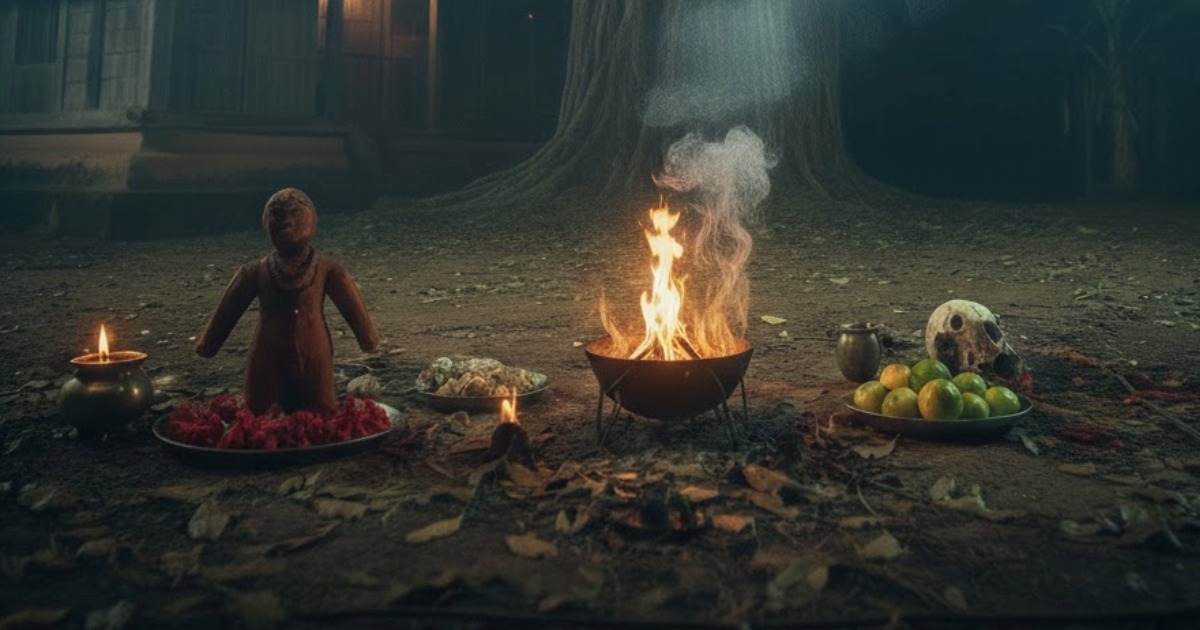  കുടുംബപ്രശ്‌നം തീർക്കാൻ ‘കൂടോത്രം’; വീടുമാറി മന്ത്രവാദം നടത്തിയയാൾ  സിസിടിവിയിൽ കുടുങ്ങി