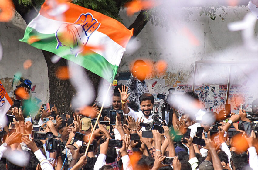  ഇവിഎം മാറി, ബാലറ്റ് വന്നു; തെലങ്കാന തദ്ദേശ തെരഞ്ഞെടുപ്പ് തൂത്തുവാരി കോൺഗ്രസ്