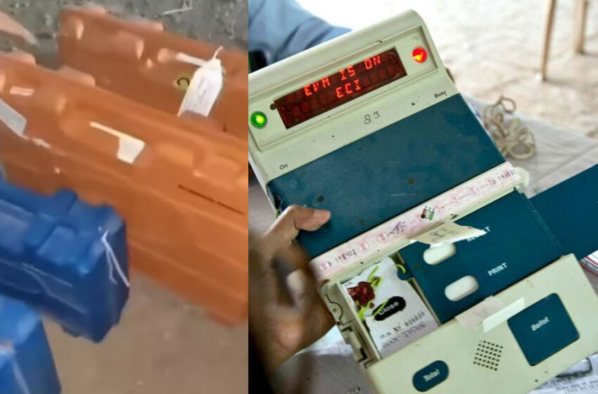  വോട്ടിങ് കഴിഞ്ഞ് അഞ്ച് മണിക്കൂറിനുശേഷം ധാബയ്ക്ക് മുന്നിൽ നിർത്തിയിട്ട കാറിൽ ഇവിഎമ്മുകൾ; മഹാരാഷ്ട്രയിൽ വിവാദം