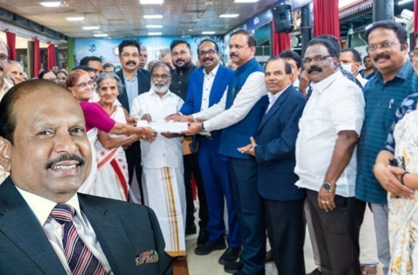  ഗാന്ധിഭവന് റമദാൻ സമ്മാനമായി യൂസഫലി ഒരുകോടി രൂപ കൈമാറി