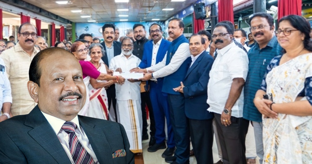 ഗാന്ധിഭവന് റമദാൻ സമ്മാനമായി യൂസഫലി ഒരുകോടി രൂപ കൈമാറി