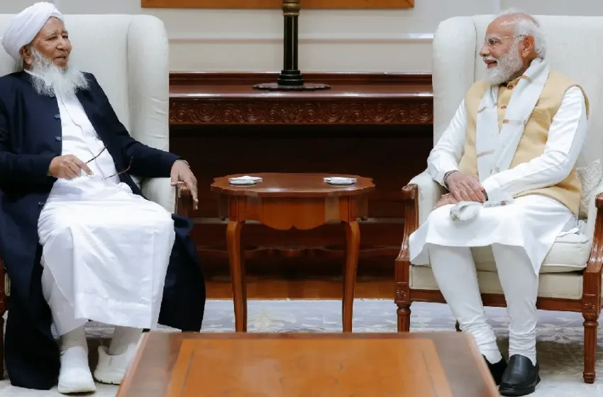  പ്രധാനമന്ത്രിയുമായി കൂടിക്കാഴ്ച നടത്തി കാന്തപുരം എ.പി അബൂബക്കർ മുസ്ലിയാർ