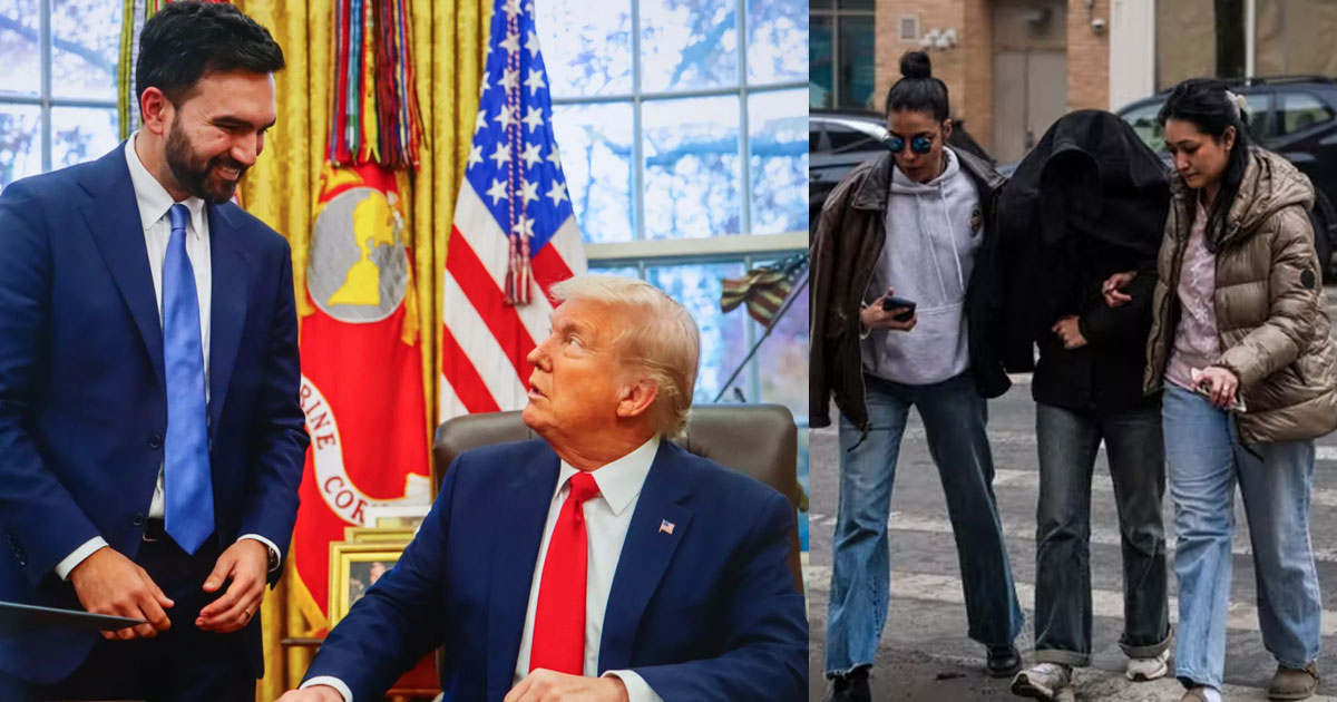 മംദാനി ട്രംപിനെ ചെന്നു കണ്ടു; അന്യായമായി കസ്റ്റഡിയിലെടുത്ത മുസ്ലിം വിദ്യാർഥിനിയെ മണിക്കൂറുകൾക്കകം വിട്ടയച്ചു | Mamdani Meets Trump: Columbia Student Elmina Aghayeva Released Hours After ICE Detention