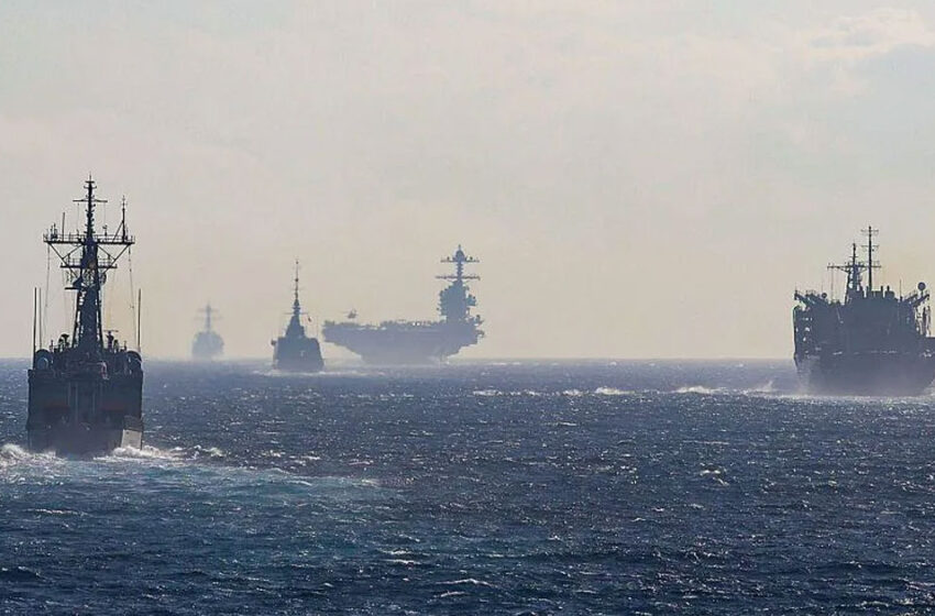  സൈനിക ഓപറേഷനിടെ യുഎസ് യുദ്ധക്കപ്പലുകൾ കൂട്ടിയിടിച്ചു; നാവികർക്ക് പരിക്ക്