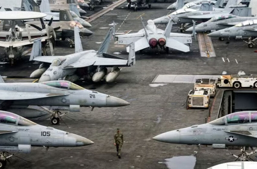  ഇറാനെ വളഞ്ഞ് 300-ലധികം യുദ്ധവിമാനങ്ങൾ; പശ്ചിമേഷ്യയിൽ അമേരിക്കയുടെ വൻ പടയൊരുക്കം