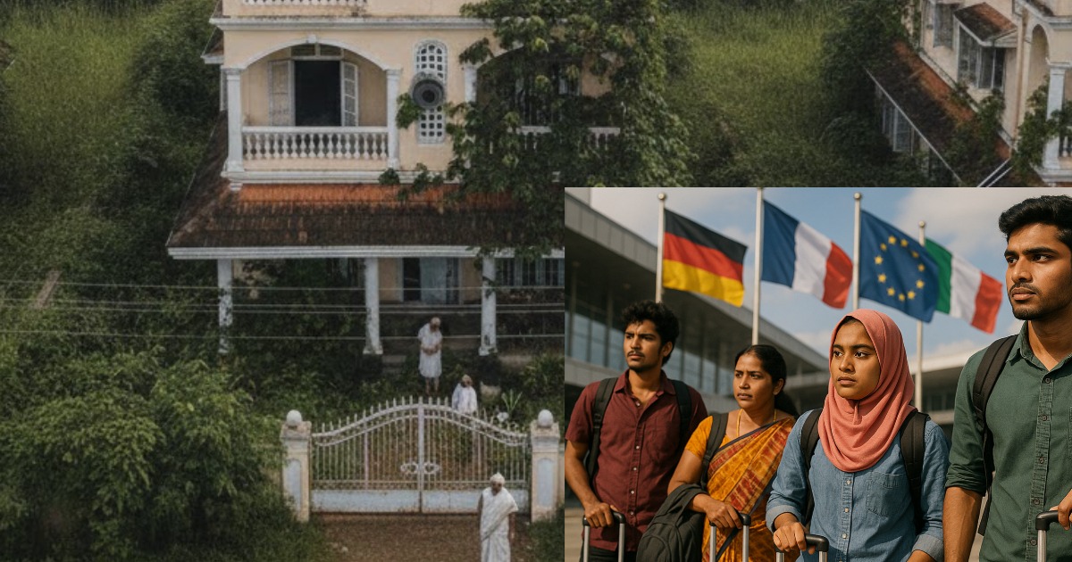  യുവാക്കളെല്ലാം യൂറോപ്പിൽ; പത്തനംതിട്ടയിൽ ആൾതാമസമില്ലാതെ 61,000 വീടുകൾ, ബാങ്കുകളിൽ അവകാശികളില്ലാതെ 111 കോടി, അടച്ചുപൂട്ടി കോളേജുകൾ