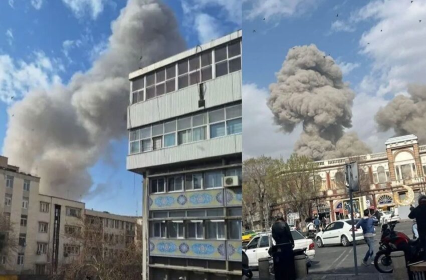  ഇറാനിൽ ഇസ്രയേൽ ആക്രമണം തെഹ്റാനിൽ സ്ഫോടന പരമ്പര