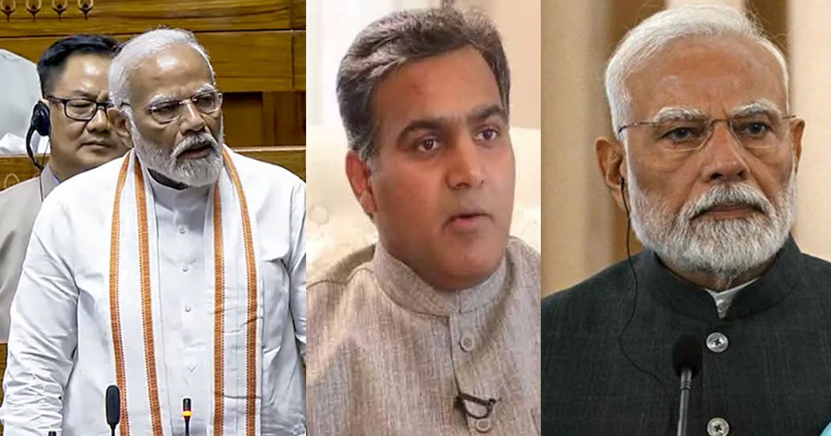 'കോൺഗ്രസ് വനിതാ എംപിമാർ മോദിയെ കടിക്കാൻ നിൽക്കുകയായിരുന്നു; പ്രധാനമന്ത്രി സഭയിൽ വരാതിരുന്നത് അതുകൊണ്ട്'; വിചിത്ര വാദവുമായി എൻഡിഎ വക്താവ്