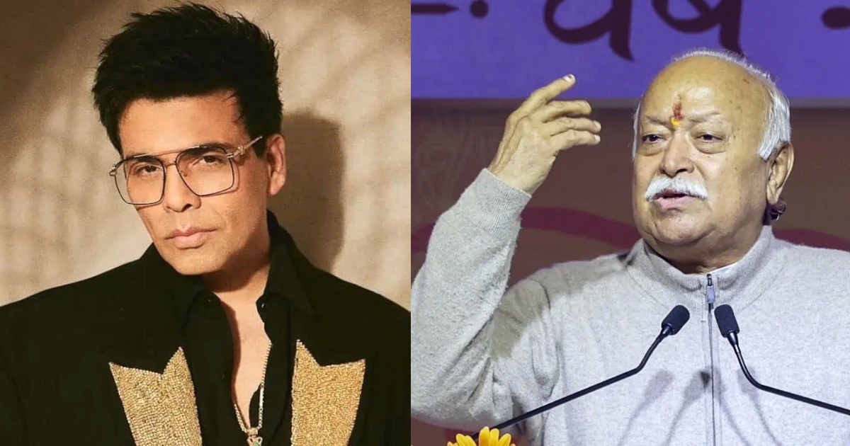 'വാക്കുകൾക്കും ചിന്തകൾക്കും നന്ദി'; ആർഎസ്എസ് വേദിയിൽ മോഹൻ ഭാഗവതിനെ പ്രശംസിച്ച് കരൺ ജോഹർKaran Johar Applauds Mohan Bhagwat