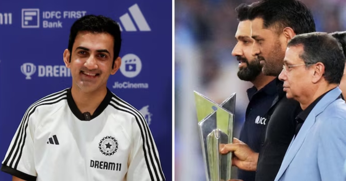 'ചിരിക്കാൻ ഇതിലും വലിയൊരു കാരണമുണ്ടോ'?, ധോണിയുടെ അഭിനന്ദനത്തിന് ഗംഭീറിന്‍റെ മറുപടി