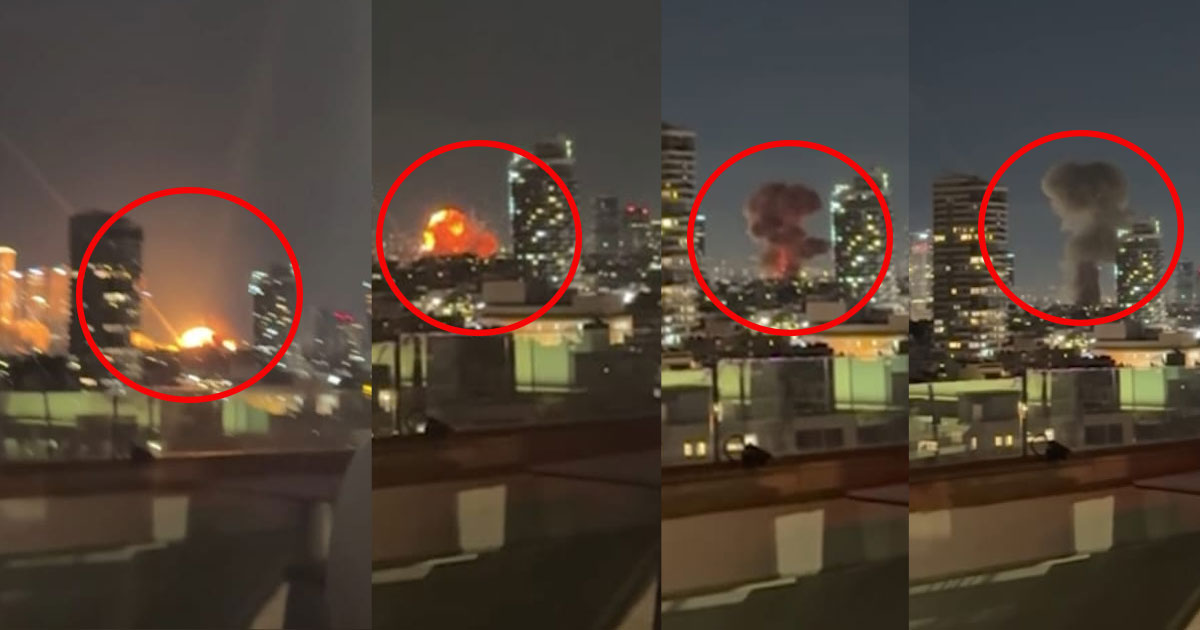 ഇറാൻ മിസൈൽ പതിച്ച് തീഗോളമായി കെട്ടിടങ്ങൾ; തിരിച്ചടിയിൽ വിറച്ച് തെൽ അവീവ്‌ | Tel Aviv Shaken: Buildings Engulfed in Fire After Iranian Ballistic Missile Strikes