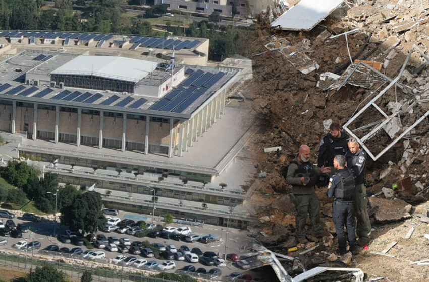  ഇസ്രയേൽ പാർലമെന്റിനു നേരെ ഇറാൻ മിസൈൽ ആക്രമണം; നെസെറ്റ് സമ്മേളനം നിർത്തിവെച്ചു