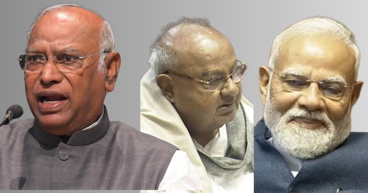 'ഞങ്ങളെ പ്രണയിച്ചു, മോദിയെ വിവാഹം കഴിച്ചു'; ദേവഗൗഡയെ പരിഹസിച്ച് ഖാർഗെ, രാജ്യസഭയിൽ ചിരിപ്പൂരംKharge Mocks Deve Gowda