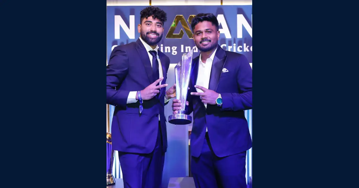  ‘അവൻ ദൈവത്തിന്റെ പ്രിയപുത്രൻ’; സഞ്ജു സാംസണെ പ്രശംസകൊണ്ട് മൂടി മുഹമ്മദ് സിറാജ്