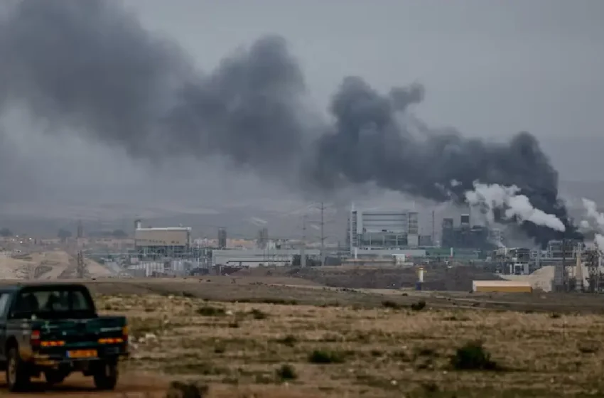  ഇറാന്റെ മിസൈൽ പതിച്ച് കെമിക്കൽ ഫാക്ടറി തകർന്നു; രാസദുരന്ത ഭീതിയിൽ ഇസ്രയേൽ