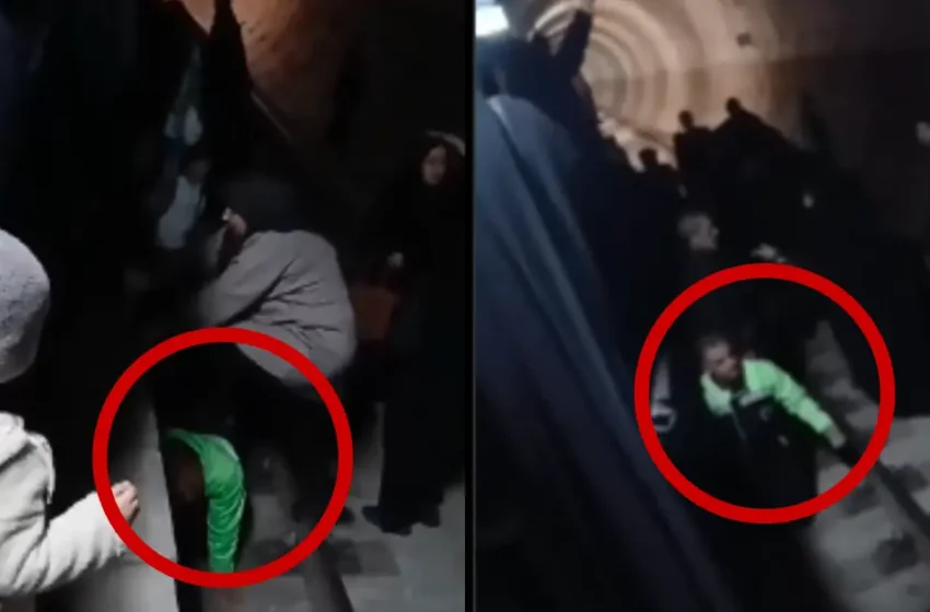  ഇസ്ഫഹാനിൽ അമ്മമാർക്ക് സ്വന്തം ശരീരം പടിയായി ഒരുക്കി മെട്രോ ജീവനക്കാരൻ