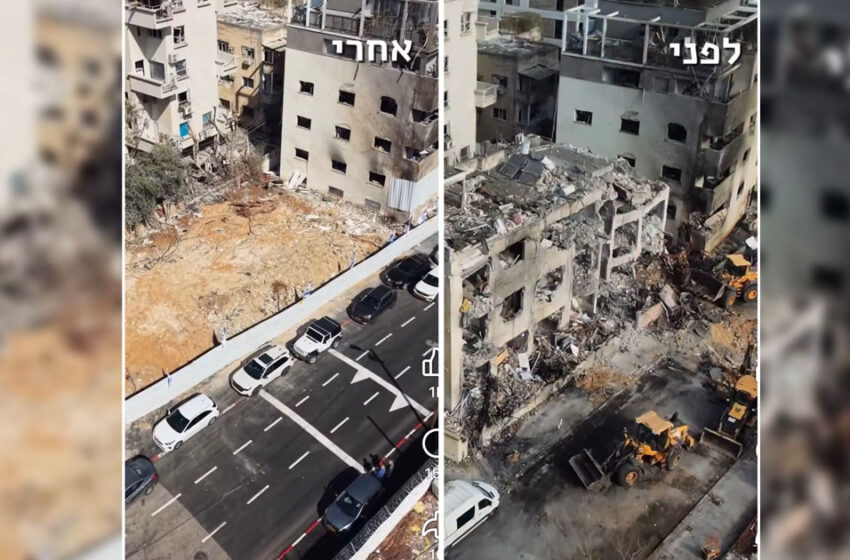  മിസൈൽ വീണു തകർന്ന കെട്ടിടങ്ങൾ മണിക്കൂറുകൾക്കുള്ളിൽ അപ്രത്യക്ഷം; തെളിവുകൾ മായ്ച്ചുകളയുന്നോ? ചോദ്യങ്ങളുമായി ഇസ്രയേൽ ആക്ടിവിസ്റ്റ്