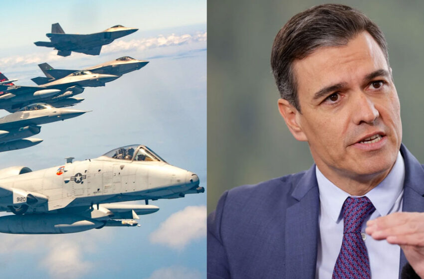  യുഎസ് യുദ്ധവിമാനങ്ങൾക്കു മുന്നിൽ വ്യോമപാത അടച്ച് സ്‌പെയിൻ; ട്രംപിന്റെ ഭീഷണി തള്ളി പെഡ്രോ സാഞ്ചസ്