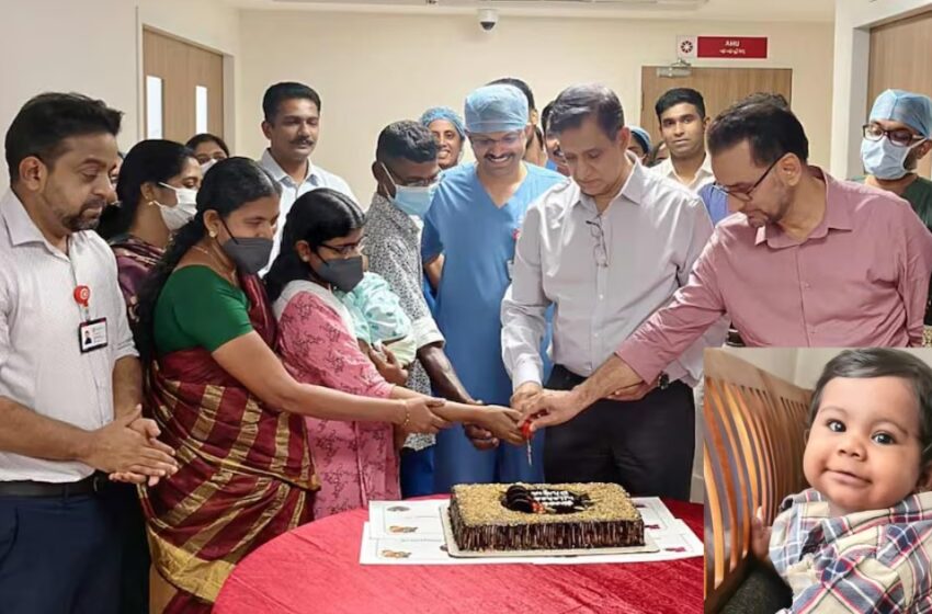  ആലിൻ്റെ കരൾ തുടിപ്പുമായി ആറുമാസക്കാരി ധ്രിയ ജീവിതത്തിലേക്ക്; അതിസങ്കീർണ്ണ ശസ്ത്രക്രിയ വിജയം