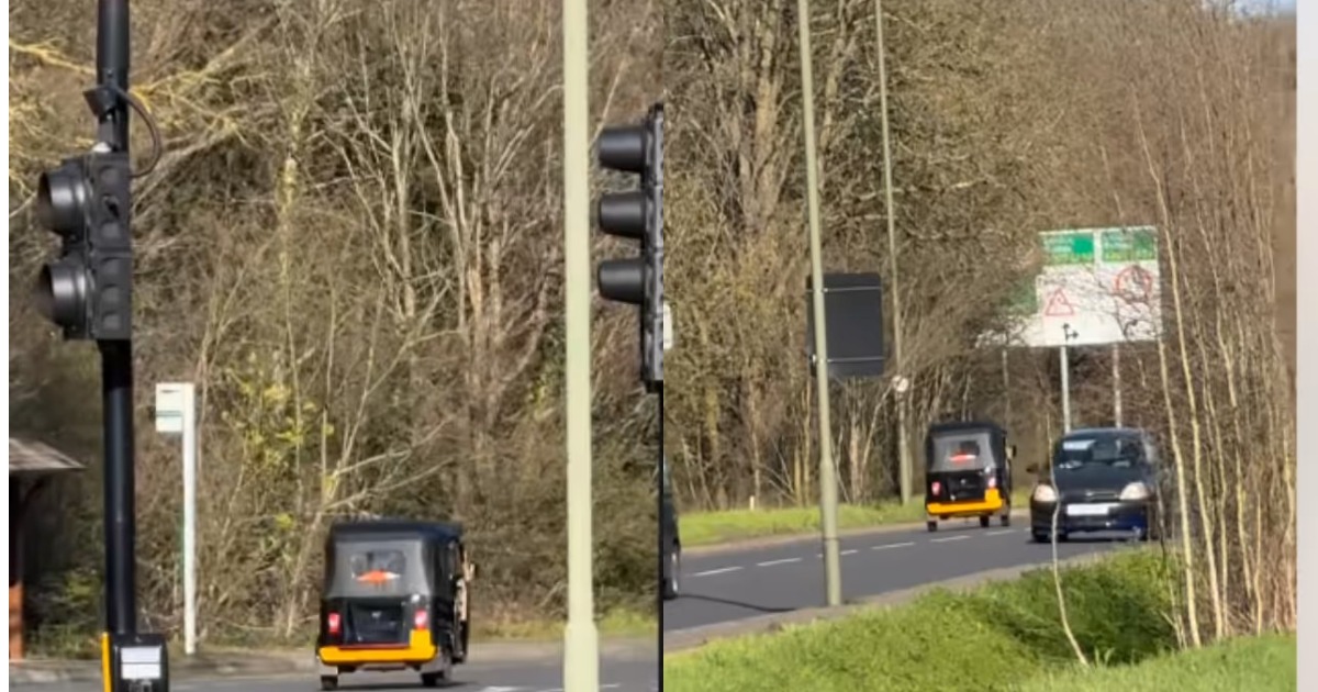 'മീറ്റർ ഇടുമോ ചേട്ടാ?'; ലണ്ടൻ തെരുവുകളിൽ ചീറിപ്പാഞ്ഞ് ഓട്ടോറിക്ഷ, വീഡിയോ വൈറൽIndian Auto-Rickshaw Spotted in UK