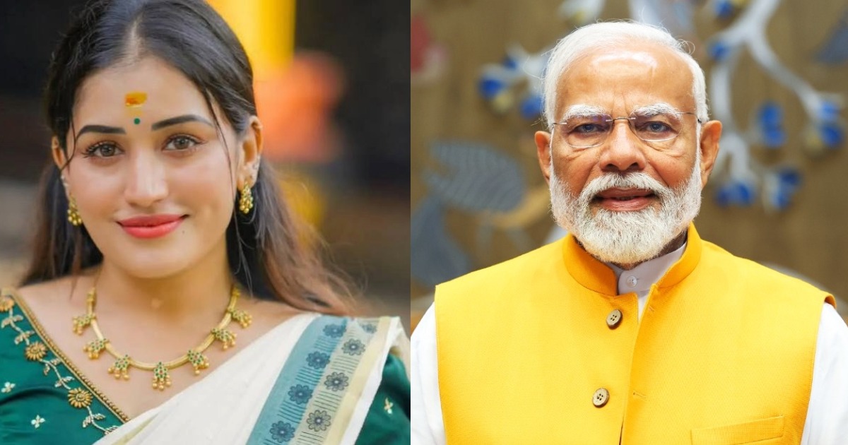 'നരേന്ദ്ര മോദിയെ എനിക്ക് ഇഷ്ടമാണ്, അദ്ദേഹത്തെ നേരിട്ട് കാണണം'; അനുമോൾI like Narendra Modi, want to meet him: Anumol