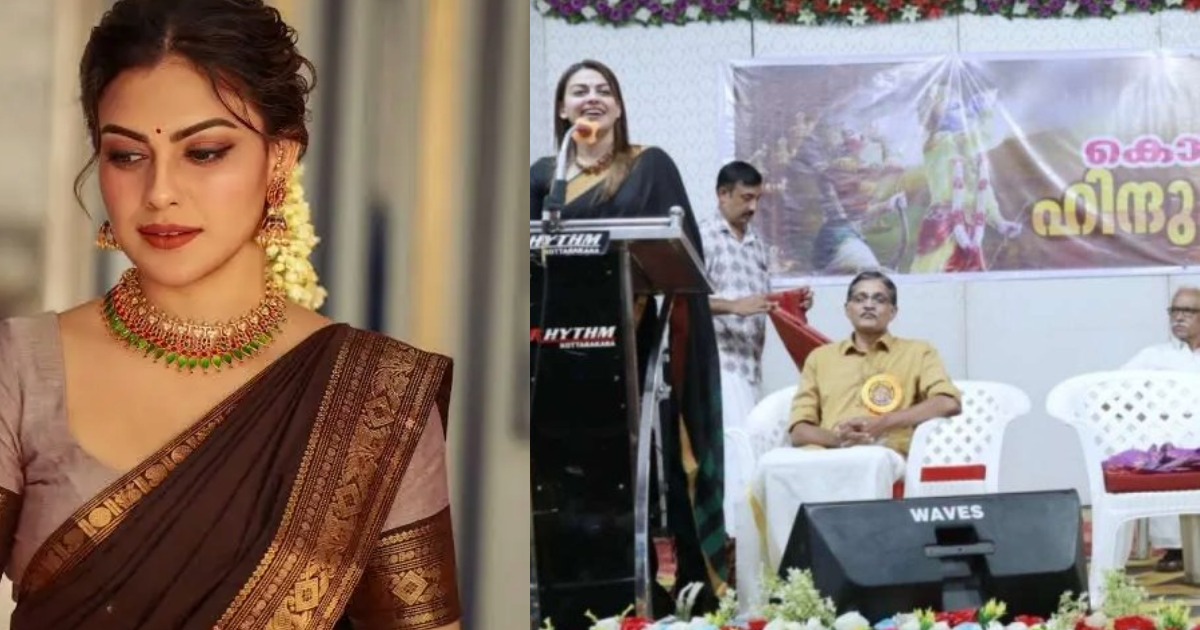  ‘ഹിന്ദുവാണെന്ന് പറഞ്ഞതിന് ഒരുപാട് അനുഭവിച്ചു’- അനുശ്രീ