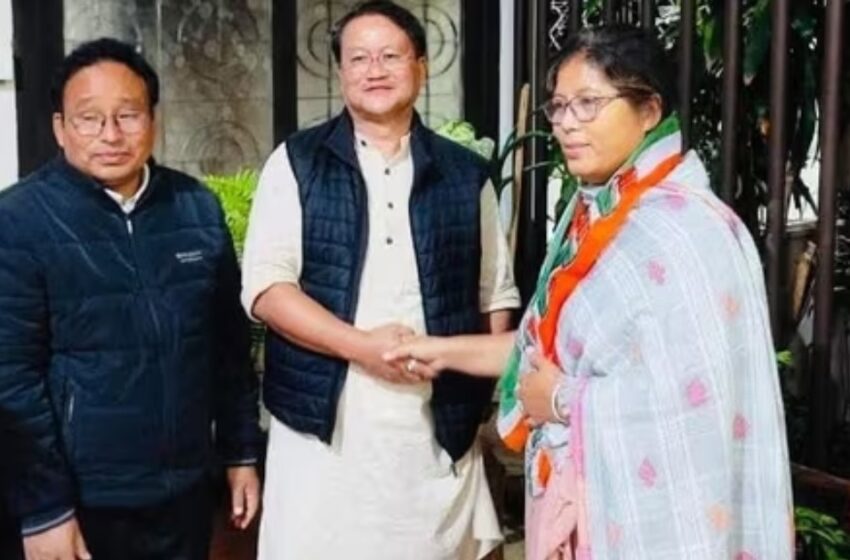  പത്രിക നൽകാൻ മണിക്കൂറുകൾ ബാക്കി; അസമിൽ ബിജെപി വിട്ട് കോൺഗ്രസിൽ ചേർന്ന് മന്ത്രി നന്ദിത ഗോർലോസ