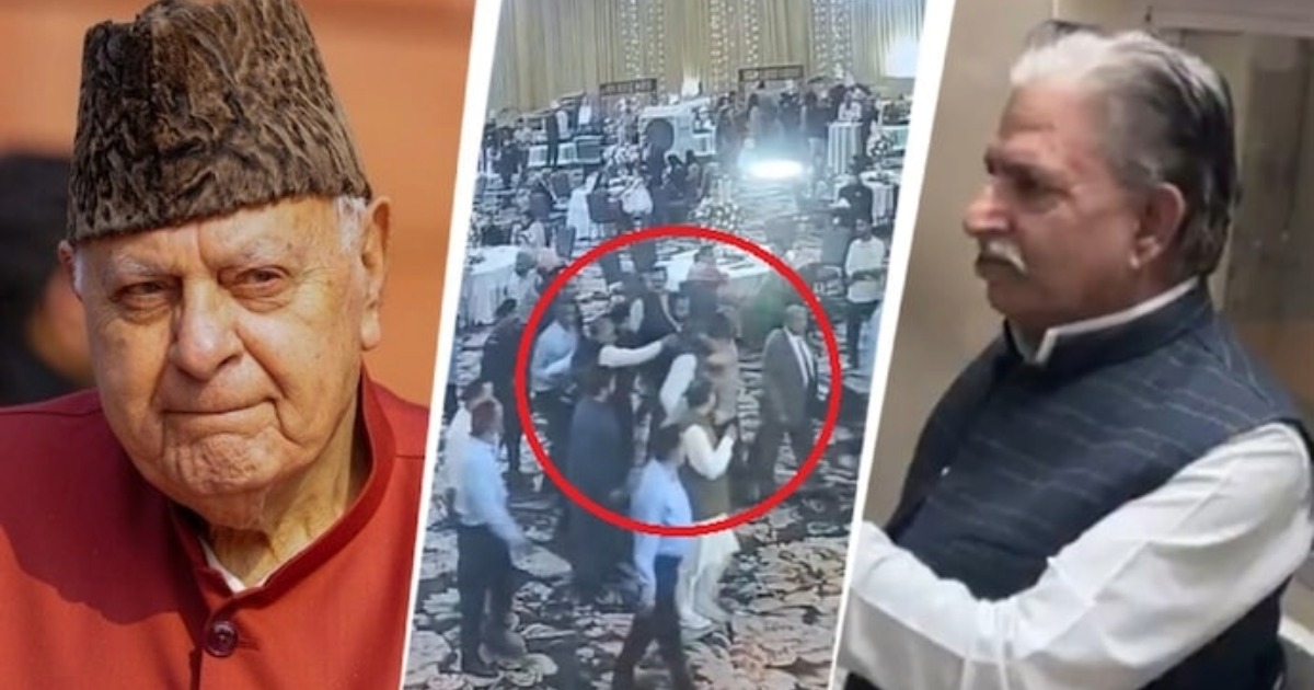  വിവാഹ ചടങ്ങിനിടെ ഫാറൂഖ് അബ്ദുള്ളയ്ക്ക് നേരെ വധശ്രമം; അക്രമി പിടിയിൽ