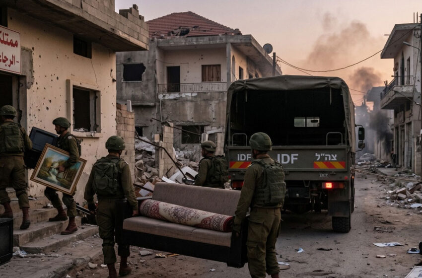  സ്വർണം, ബൈക്ക്, ടെലിവിഷൻ, ഫർണിച്ചർ… ലബനാനിലെ വീടുകൾ കൊള്ളയടിച്ച് ഇസ്രയേൽ സൈന്യം